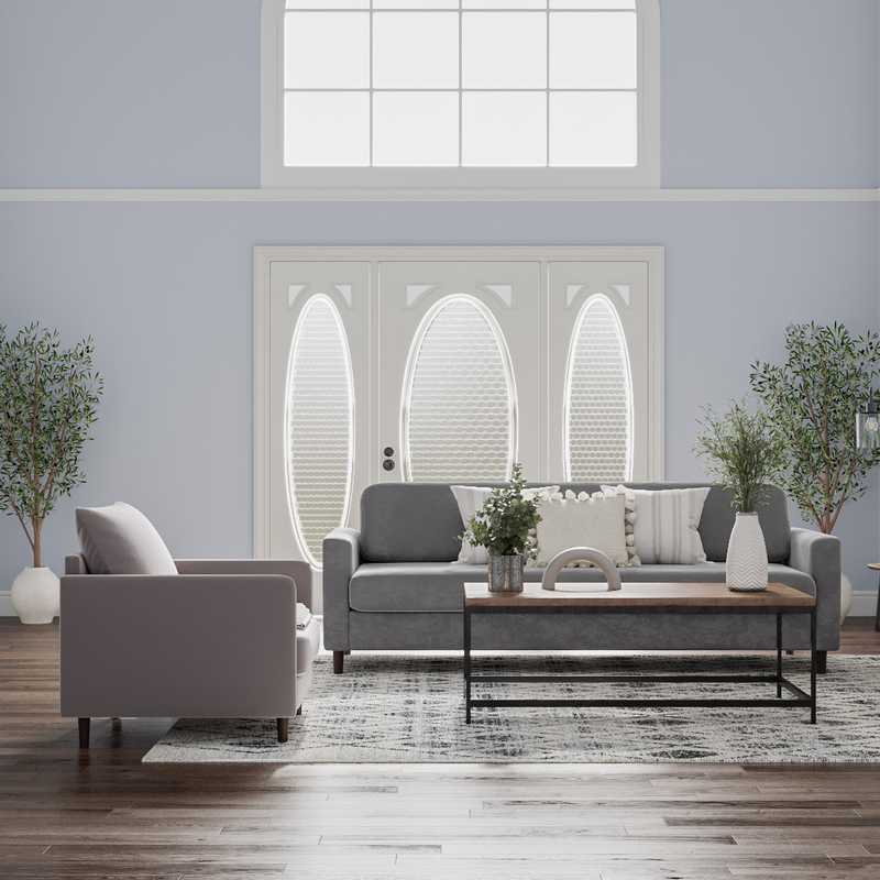 Contemporary, Minimal, Scandinavian Living Room Design by Havenly Interior Designer Dalia