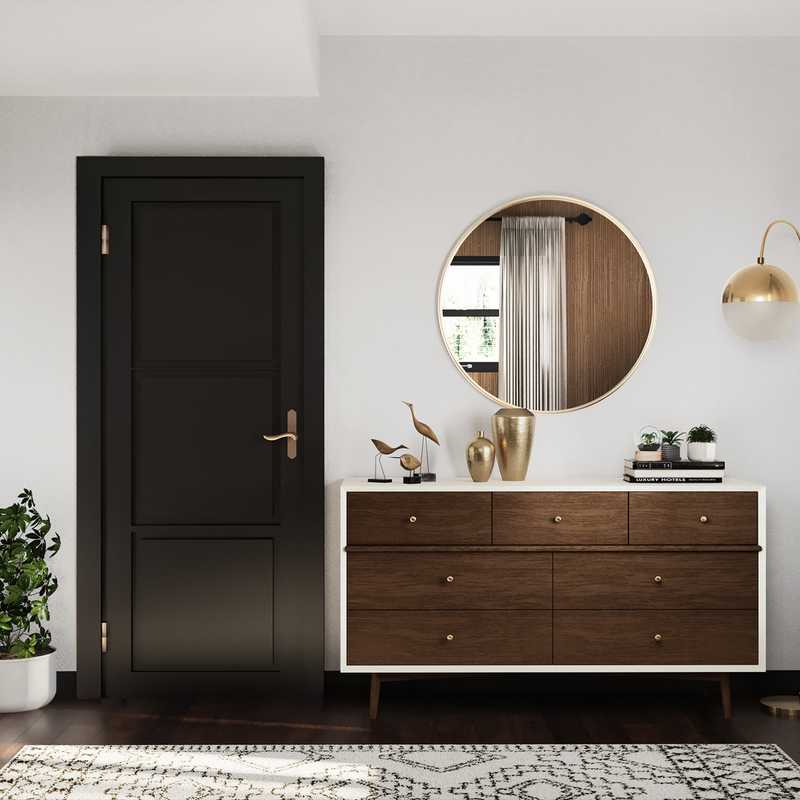 Bohemian, Midcentury Modern, Scandinavian Bedroom Design by Havenly Interior Designer Paola