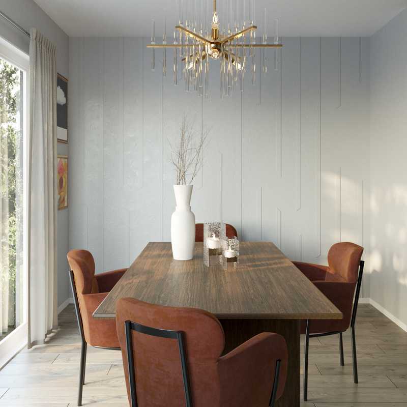 Modern, Eclectic Dining Room Design by Havenly Interior Designer Joanna