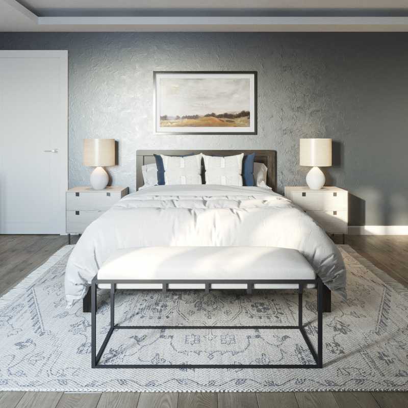 Bohemian, Midcentury Modern, Scandinavian Bedroom Design by Havenly Interior Designer Andrea