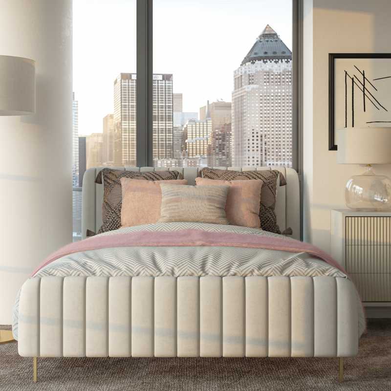 Glam Bedroom Design by Havenly Interior Designer Patricia
