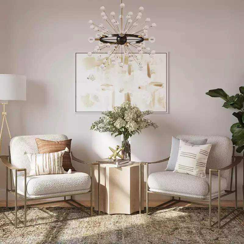 Modern, Bohemian, Farmhouse Reading Room Design by Havenly Interior Designer Legacy