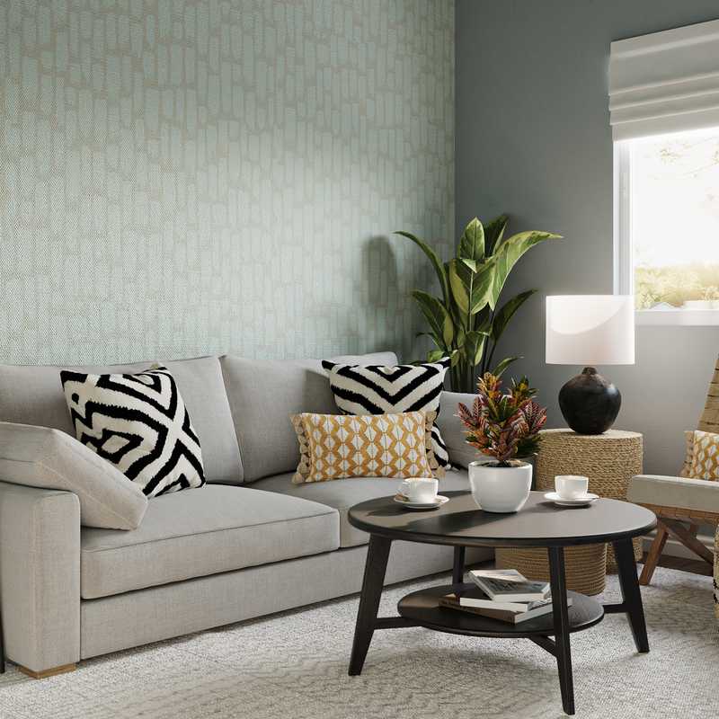 Bohemian, Midcentury Modern, Scandinavian Bedroom Design by Havenly Interior Designer Juliana