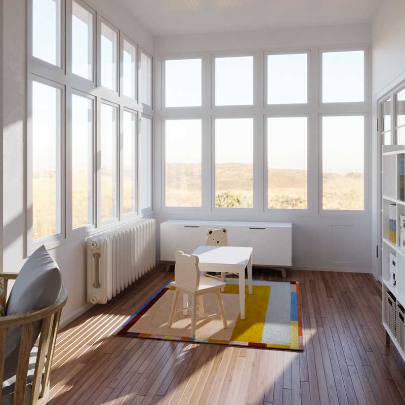Eclectic, Bohemian Playroom Design by Havenly Interior Designer Emily