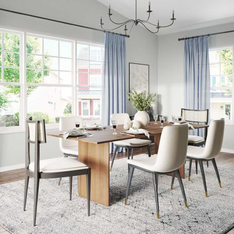 Modern, Transitional Dining Room Design by Havenly Interior Designer Paulina