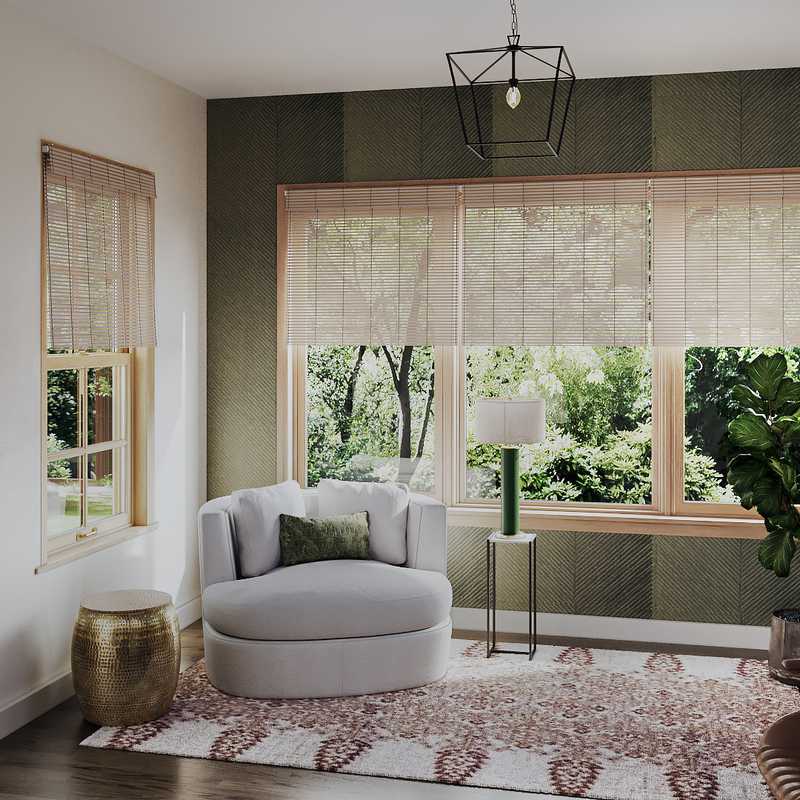 Contemporary, Eclectic, Traditional Office Design by Havenly Interior Designer Alejandra