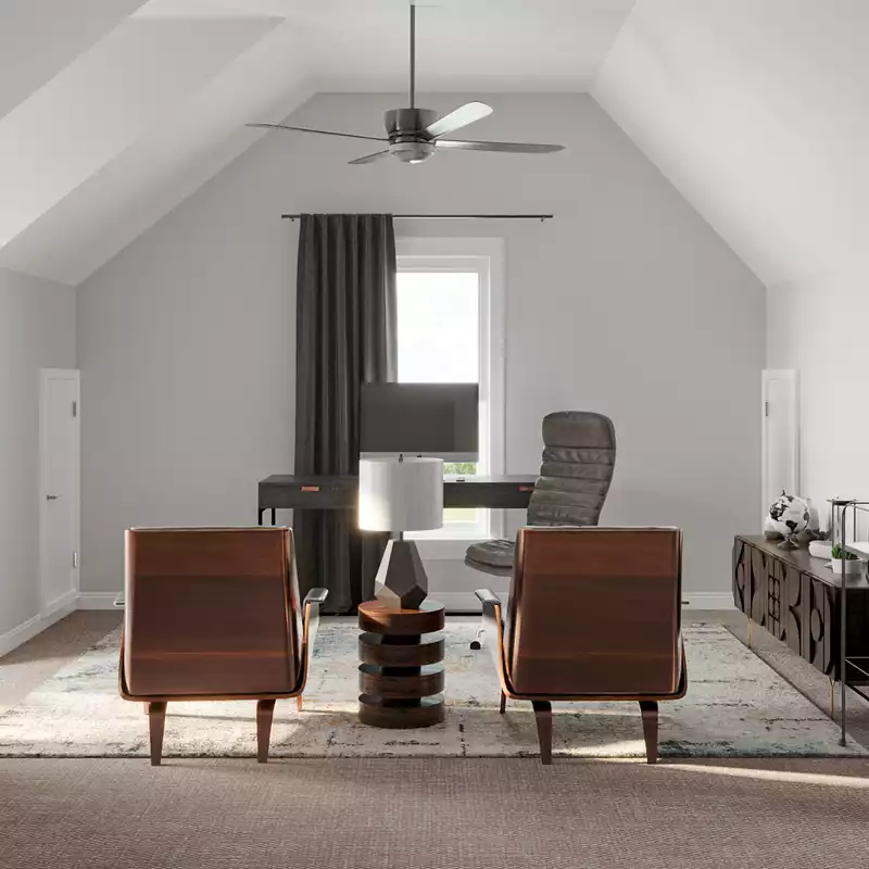 Modern, Industrial Office Design by Havenly Interior Designer Alyssa