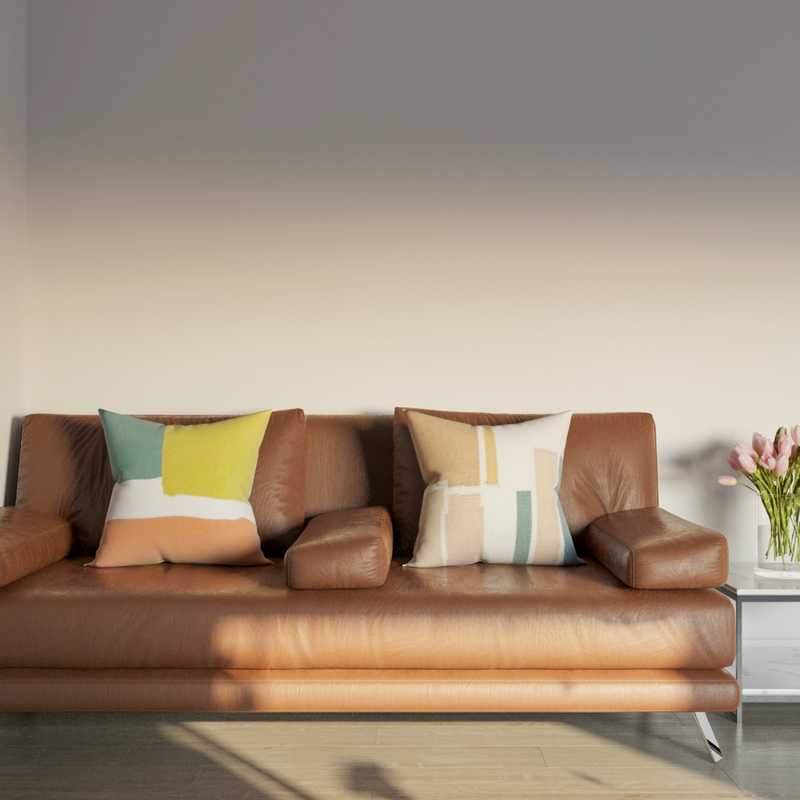 Modern, Midcentury Modern Office Design by Havenly Interior Designer Rosario