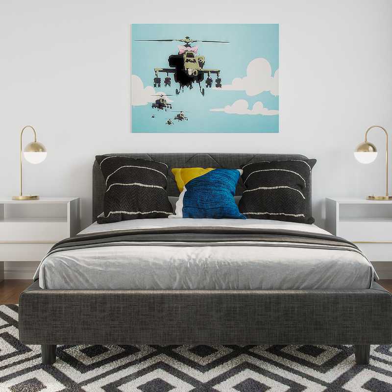 Modern, Midcentury Modern, Scandinavian Bedroom Design by Havenly Interior Designer Juliana