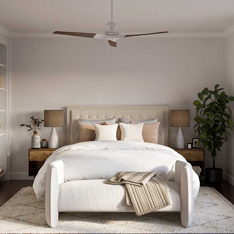 Minimal, Scandinavian Bedroom Design by Havenly Interior Designer Karina