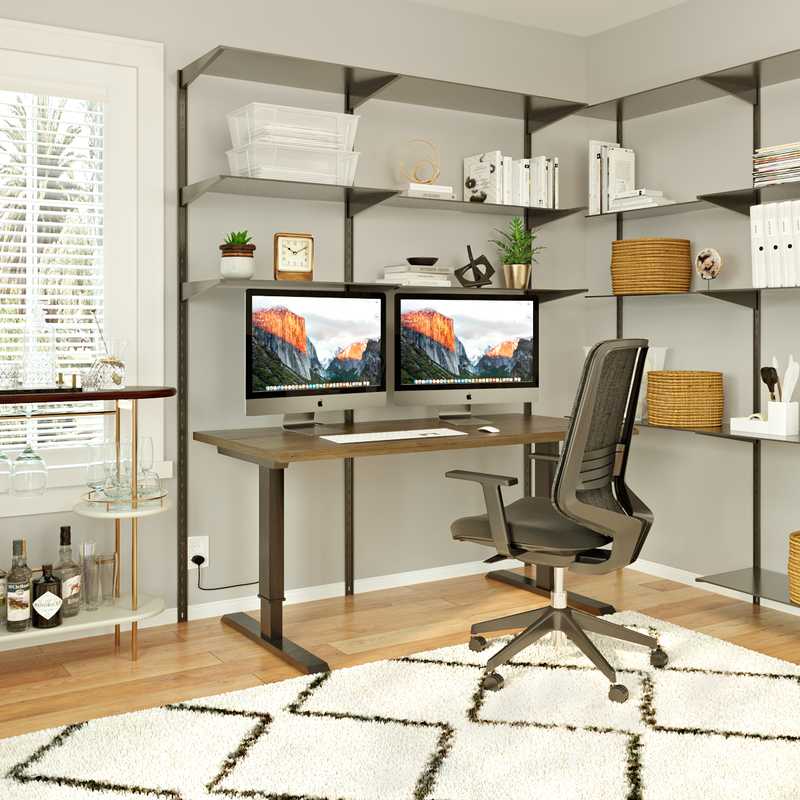 Office Design by Havenly Interior Designer Christina