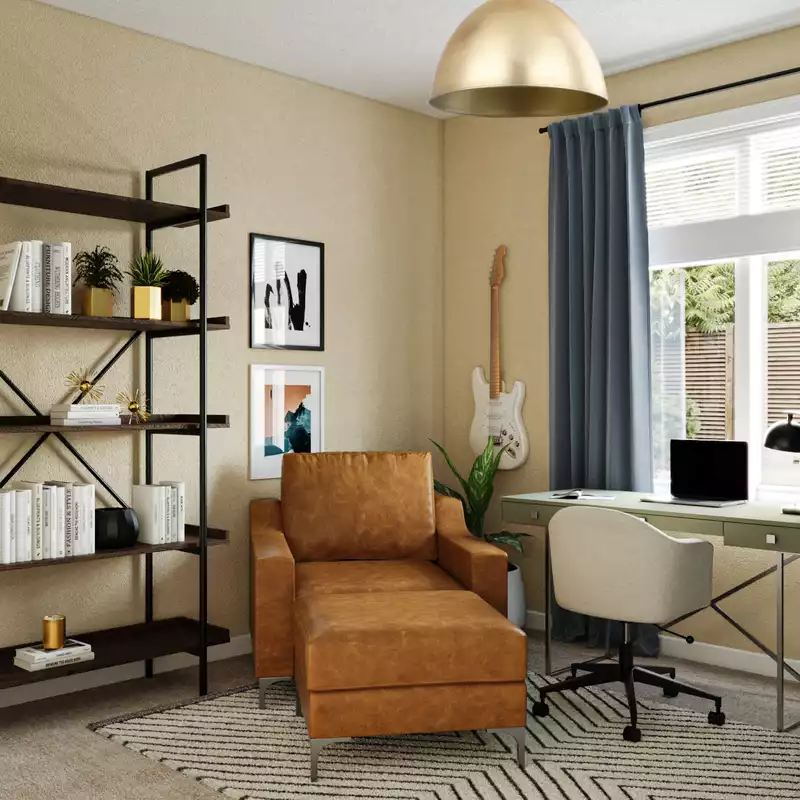 Modern, Scandinavian Office Design by Havenly Interior Designer Alejandra