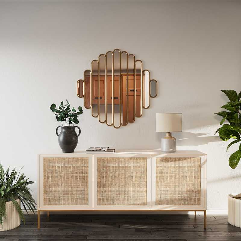 Modern, Eclectic, Bohemian Dining Room Design by Havenly Interior Designer Alejandra