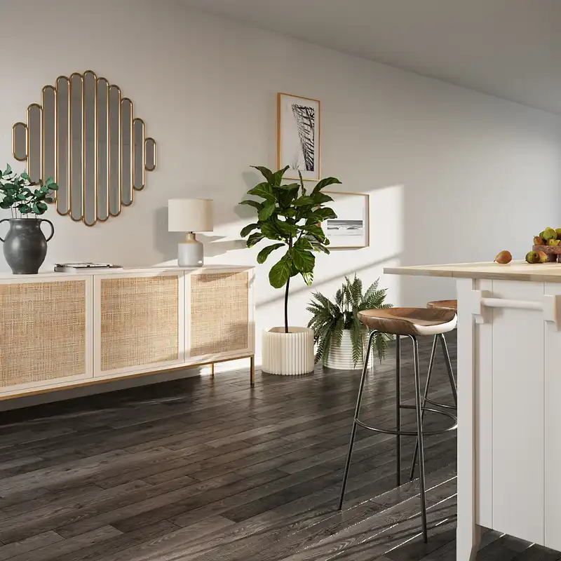 Modern, Eclectic, Bohemian Dining Room Design by Havenly Interior Designer Alejandra