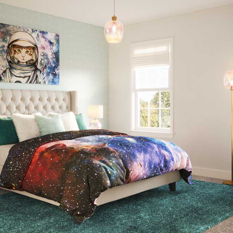 Classic, Glam Bedroom Design by Havenly Interior Designer Lara