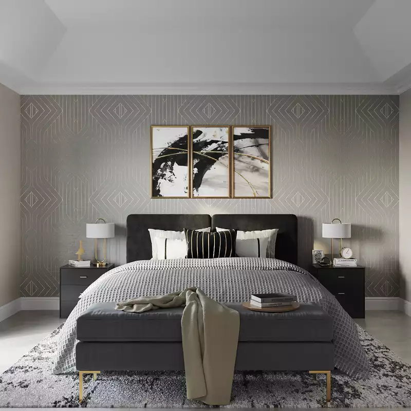 Classic, Glam Bedroom Design by Havenly Interior Designer Keila