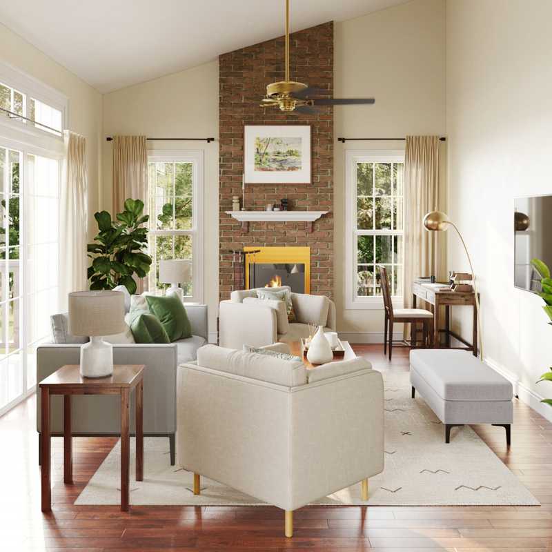 Contemporary, Eclectic, Bohemian Not Sure Yet Design by Havenly Interior Designer Mirella