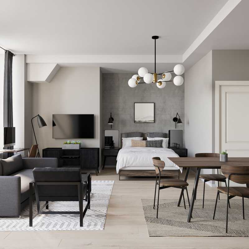 Modern, Industrial Bedroom Design by Havenly Interior Designer Katie