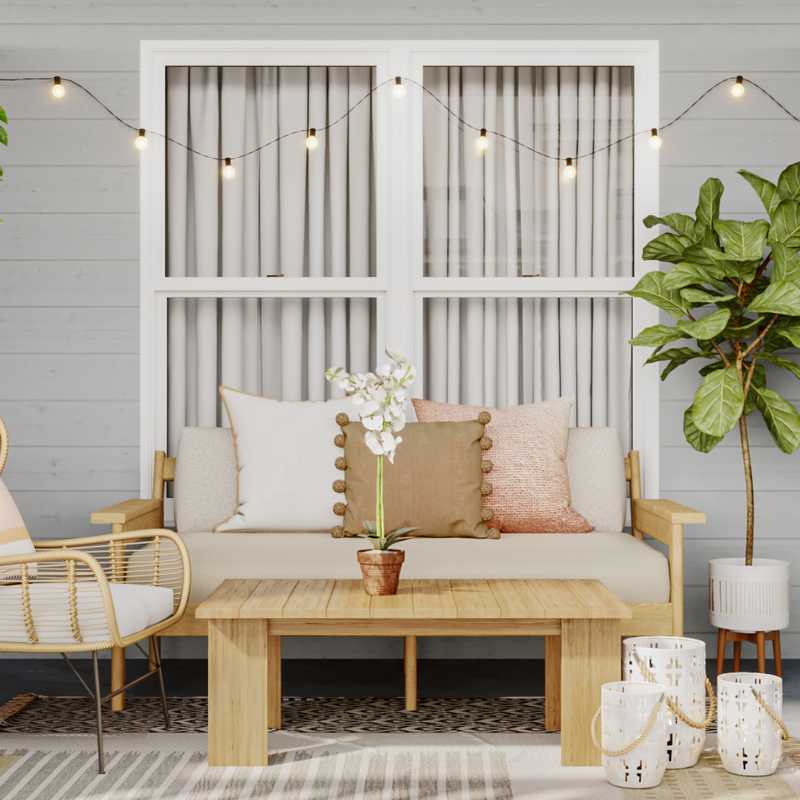 Modern, Classic Contemporary, Preppy Outdoor Space Design by Havenly Interior Designer Dan