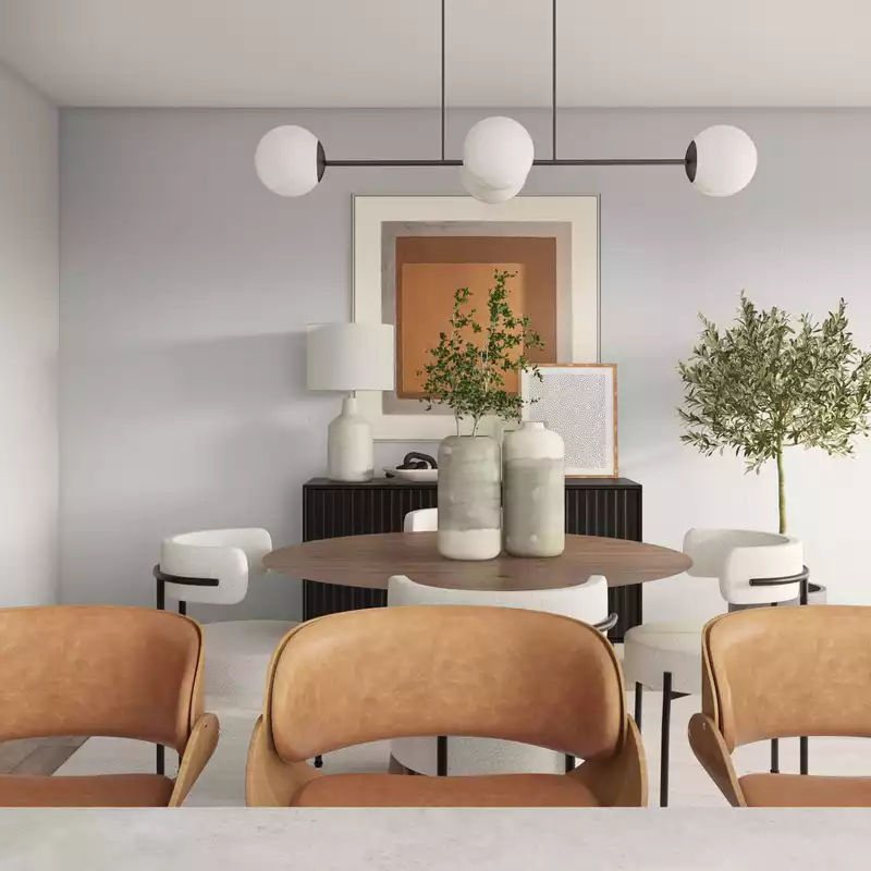 Contemporary, Modern, Scandinavian Living Room Design by Havenly Interior Designer Paola