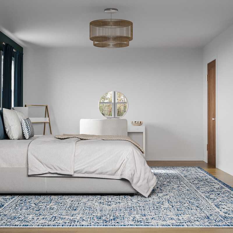 Bohemian, Glam Bedroom Design by Havenly Interior Designer Jessica