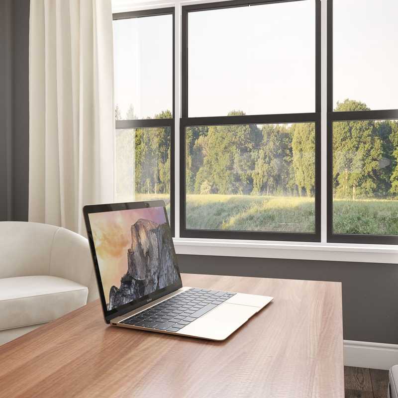 Classic, Bohemian, Coastal, Glam, Scandinavian Office Design by Havenly Interior Designer Barbara