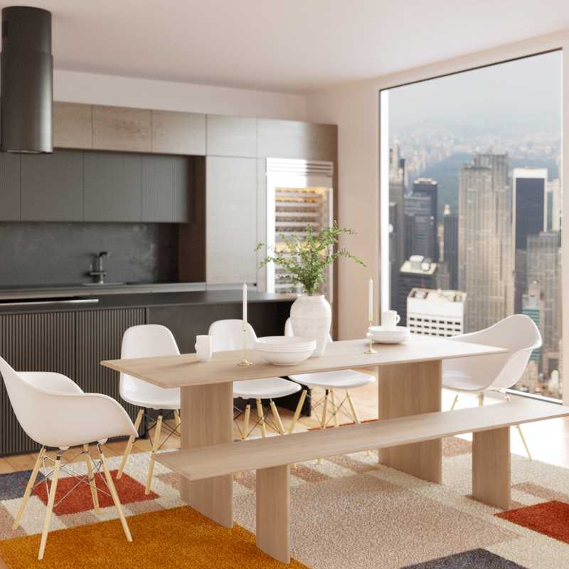 Modern, Midcentury Modern, Scandinavian Dining Room Design by Havenly Interior Designer Dayana