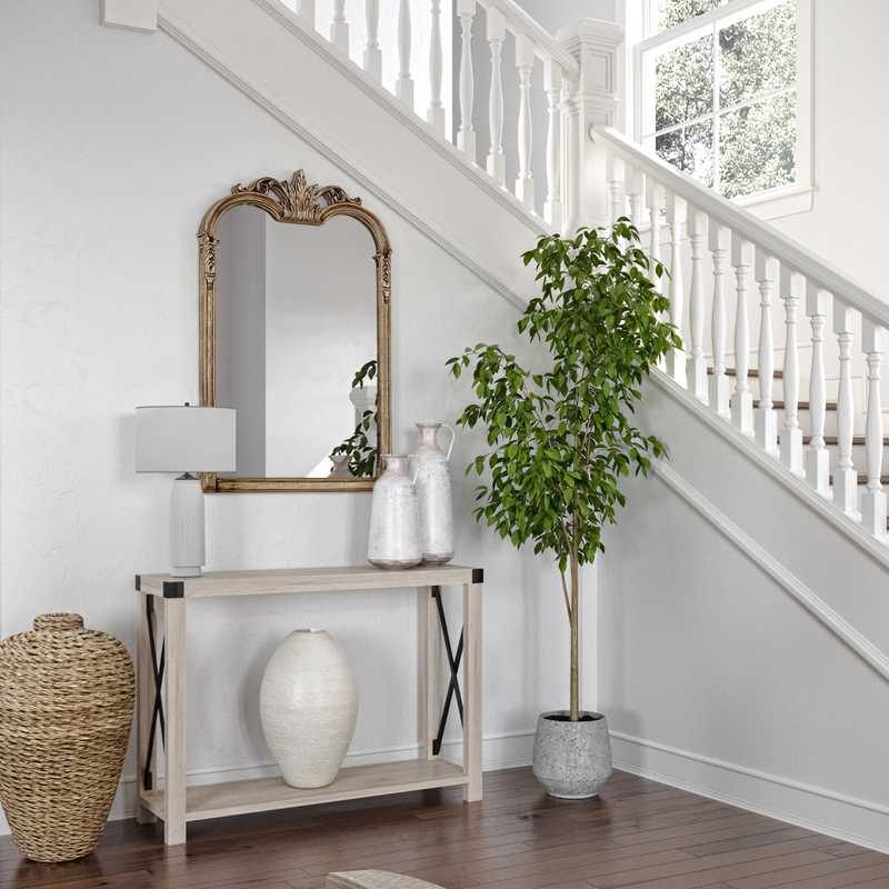 Contemporary, Modern, Coastal Entryway Design by Havenly Interior Designer Dan