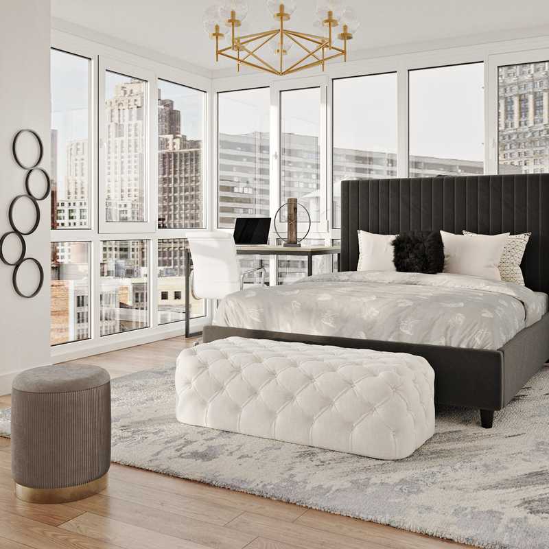 Contemporary, Modern Bedroom Design by Havenly Interior Designer Romina