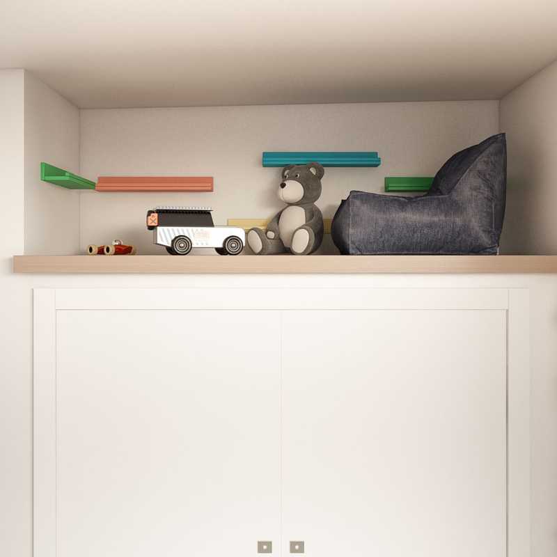 Contemporary, Industrial Bedroom Design by Havenly Interior Designer Regina