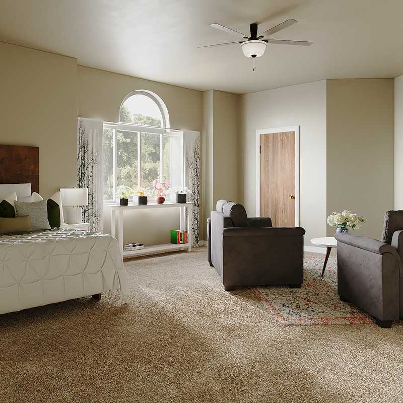 Modern, Industrial, Midcentury Modern Bedroom Design by Havenly Interior Designer McKenna