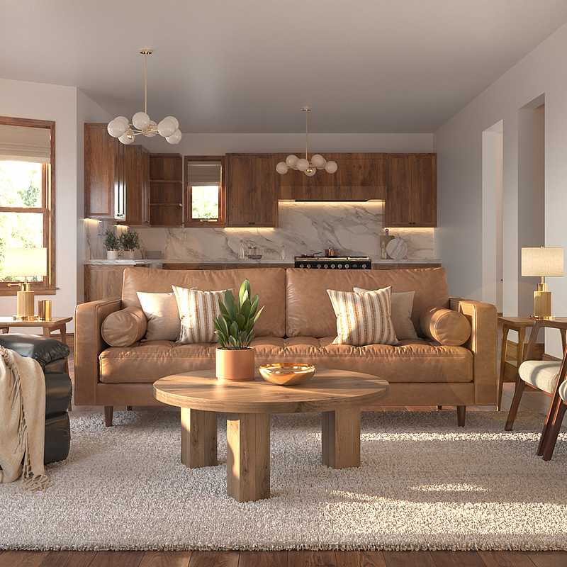 Modern Living Room Design by Havenly Interior Designer Melissa