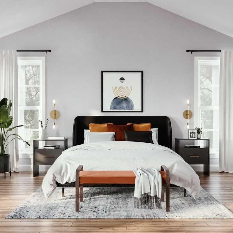 Modern Bedroom Design by Havenly Interior Designer Rocio