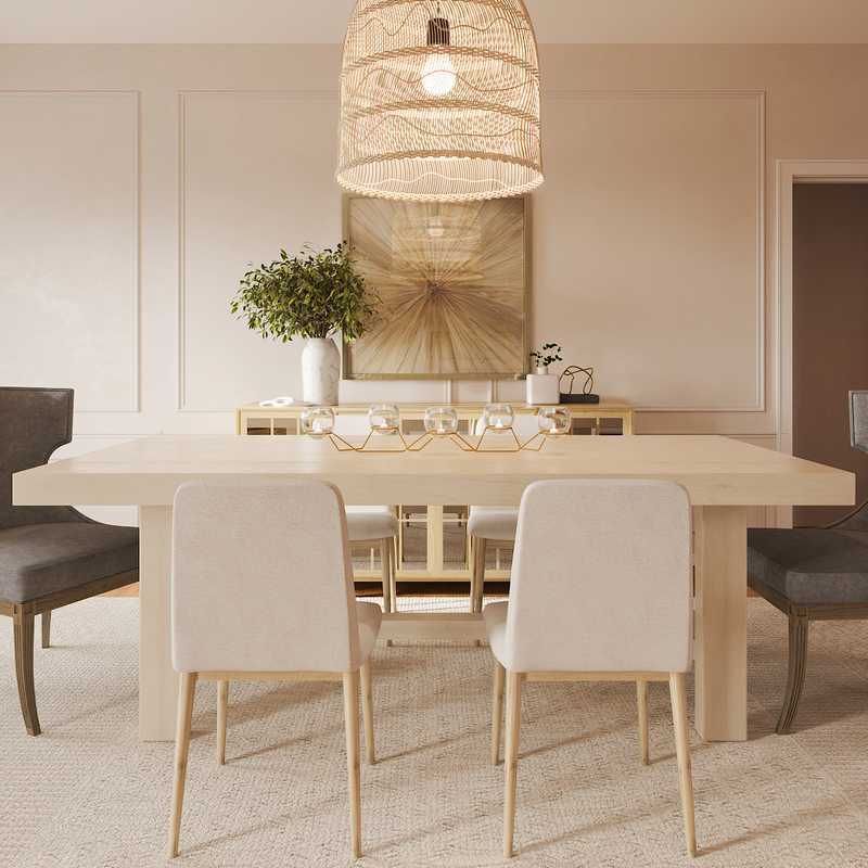 Modern, Farmhouse Dining Room Design by Havenly Interior Designer Sydney