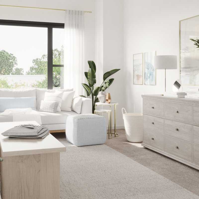 Modern, Rustic, Minimal, Preppy, Scandinavian Bedroom Design by Havenly Interior Designer Amanda