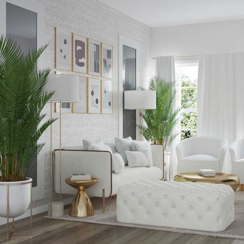 Eclectic Living Room Design by Havenly Interior Designer Julio