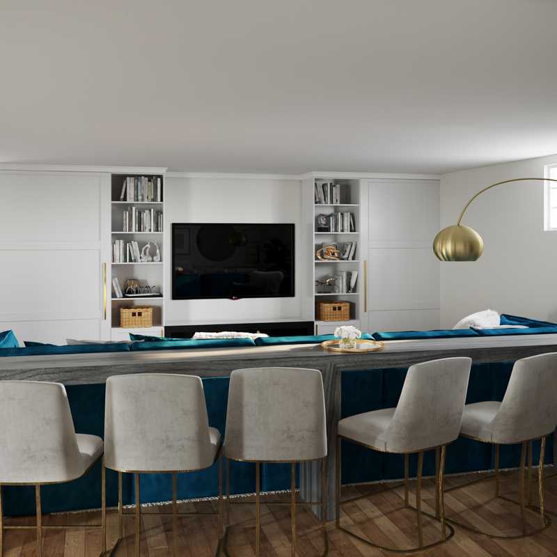 Contemporary, Bohemian Living Room Design by Havenly Interior Designer Jonica