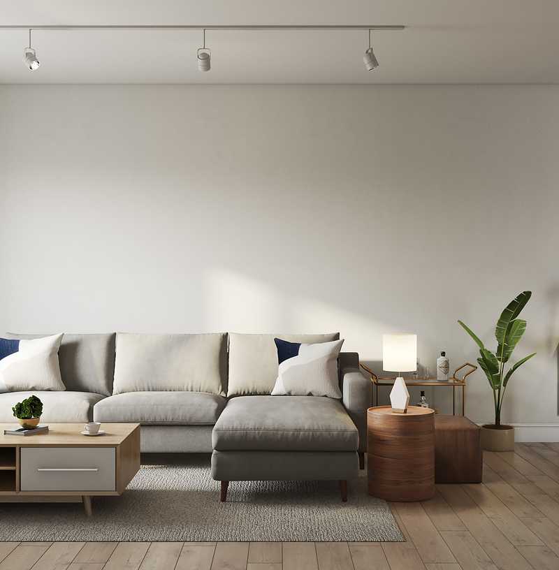 Contemporary, Modern Living Room Design by Havenly Interior Designer Stephanie