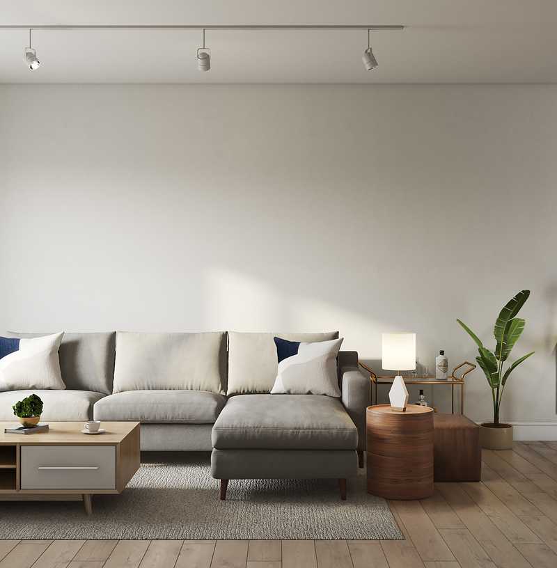 Contemporary, Modern Living Room Design by Havenly Interior Designer Stephanie