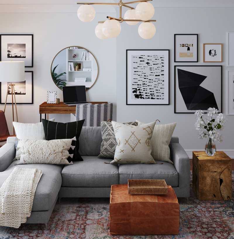 Eclectic Bedroom Design by Havenly Interior Designer Natalie