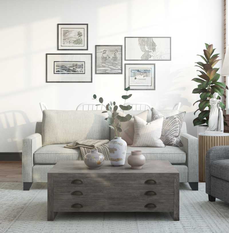 Modern, Classic, Scandinavian Living Room Design by Havenly Interior Designer Natalie