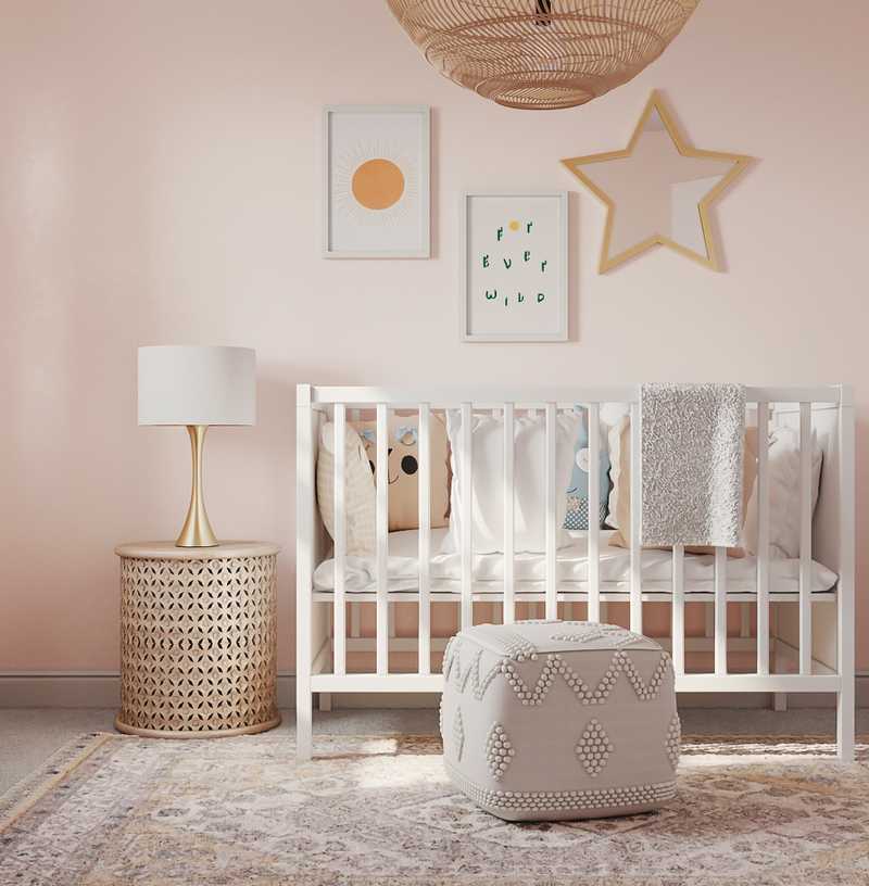 Bohemian, Global Nursery Design by Havenly Interior Designer Laura