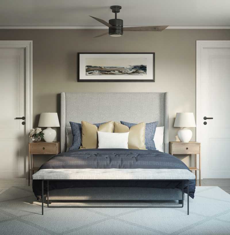 Contemporary, Classic, Transitional Bedroom Design by Havenly Interior Designer Stacy
