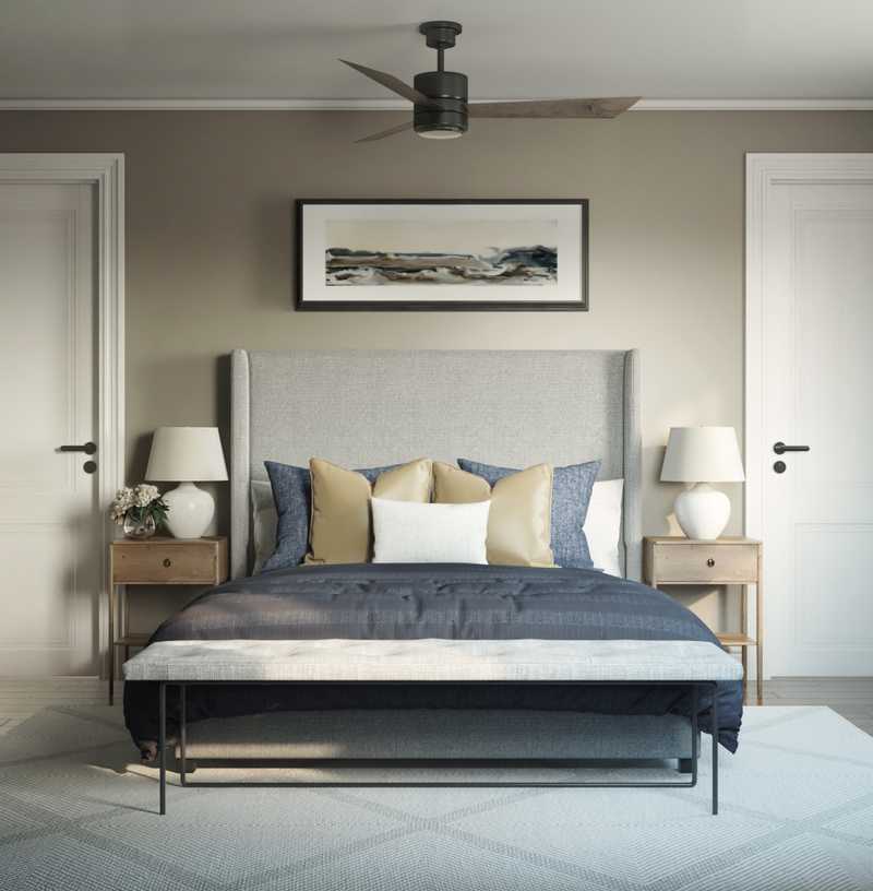 Contemporary, Classic, Transitional Bedroom Design by Havenly Interior Designer Stacy
