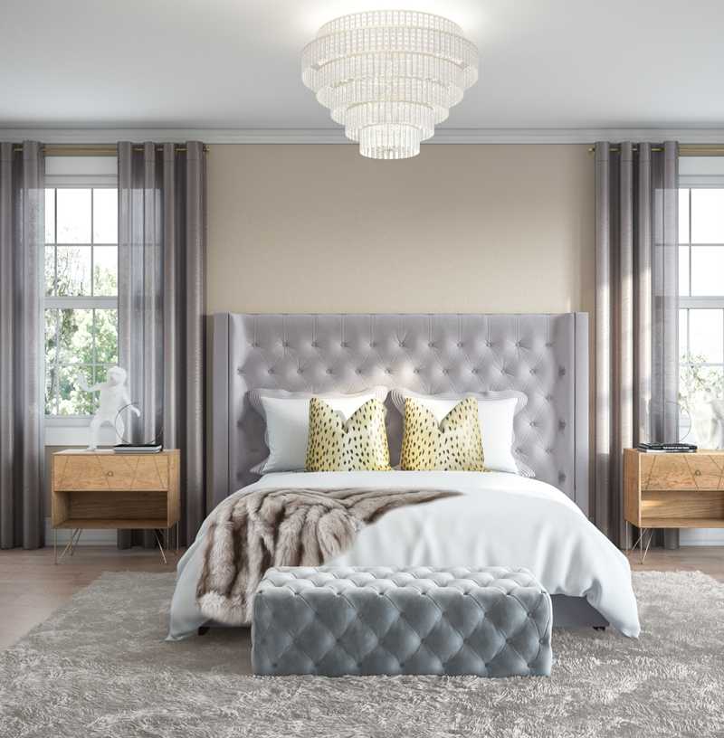 Modern, Classic, Glam, Industrial Bedroom Design by Havenly Interior Designer Lauren