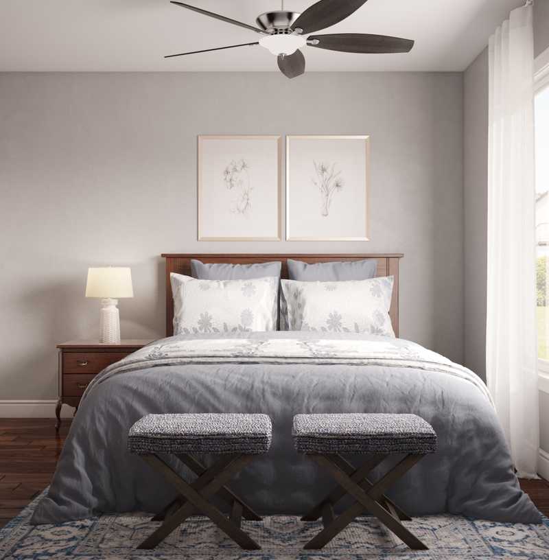 Modern, Classic Bedroom Design by Havenly Interior Designer Marsha