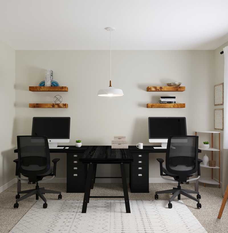 Modern, Scandinavian Office Design by Havenly Interior Designer Chelsea