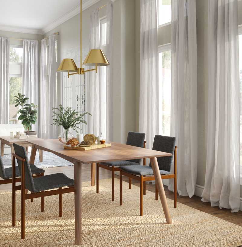 Modern, Bohemian, Scandinavian Living Room Design by Havenly Interior Designer Leslie
