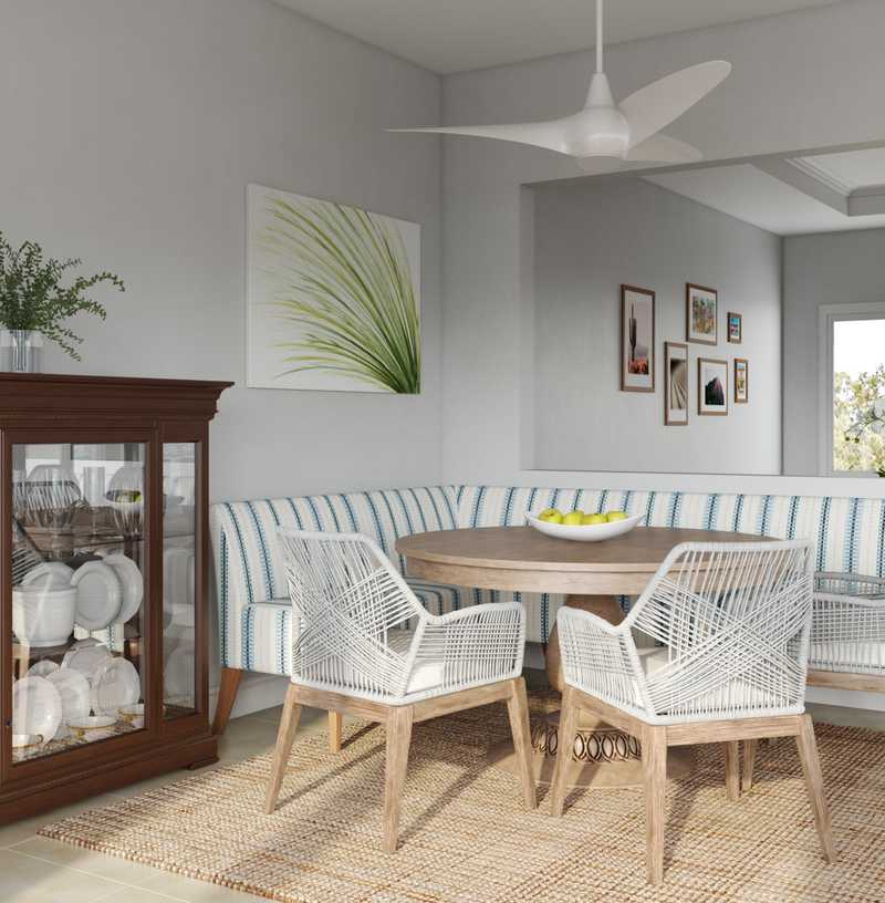 Classic, Coastal Dining Room Design by Havenly Interior Designer Yoseika