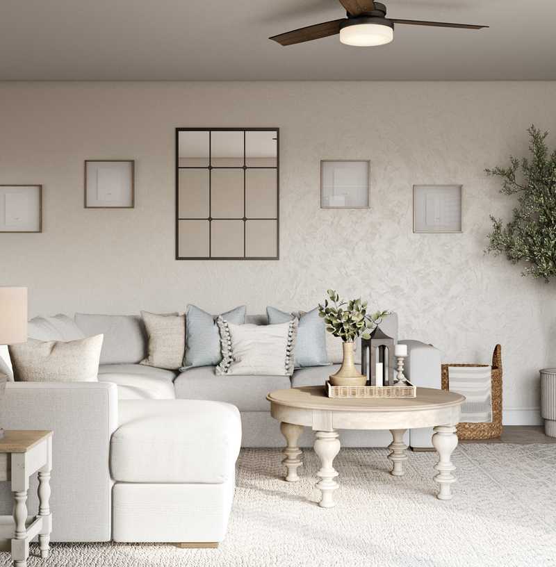 Modern, Classic Living Room Design by Havenly Interior Designer Laura